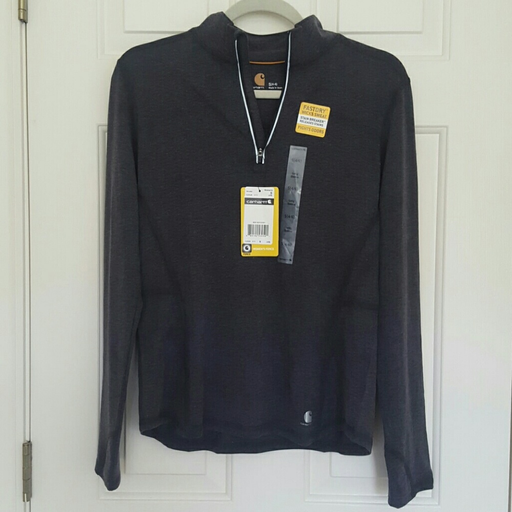 Medium Carhartt Women's Force Ferndale quarter zip